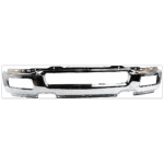 Replacement 5-Piece Kit Front Bumper, Chrome, Includes (1) Bumper, (3) Bumper Bracket, and (1) Bumper Cover - Image 3