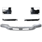 Replacement 5-Piece Kit, Front Bumper, Chrome, Includes (1) Bumper and (4) Bumper Bracket