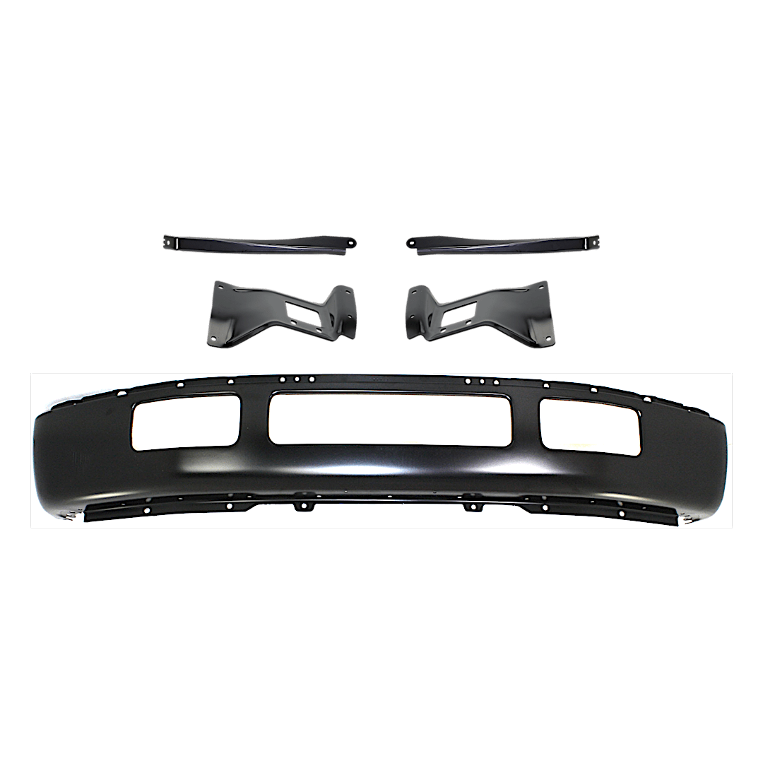 kit-071824-c356_1.png Replacement 5-Piece Kit Front Bumper, For Models With Fender Flare Holes, Paint to Match, Includes (1) Bumper and (4) Bumper Bracket - Image 1