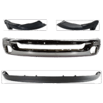 Replacement 4-Piece Kit, Front Bumper, Chrome, Includes (1) Bumper, (2) Bumper Bracket, and (1) Valance