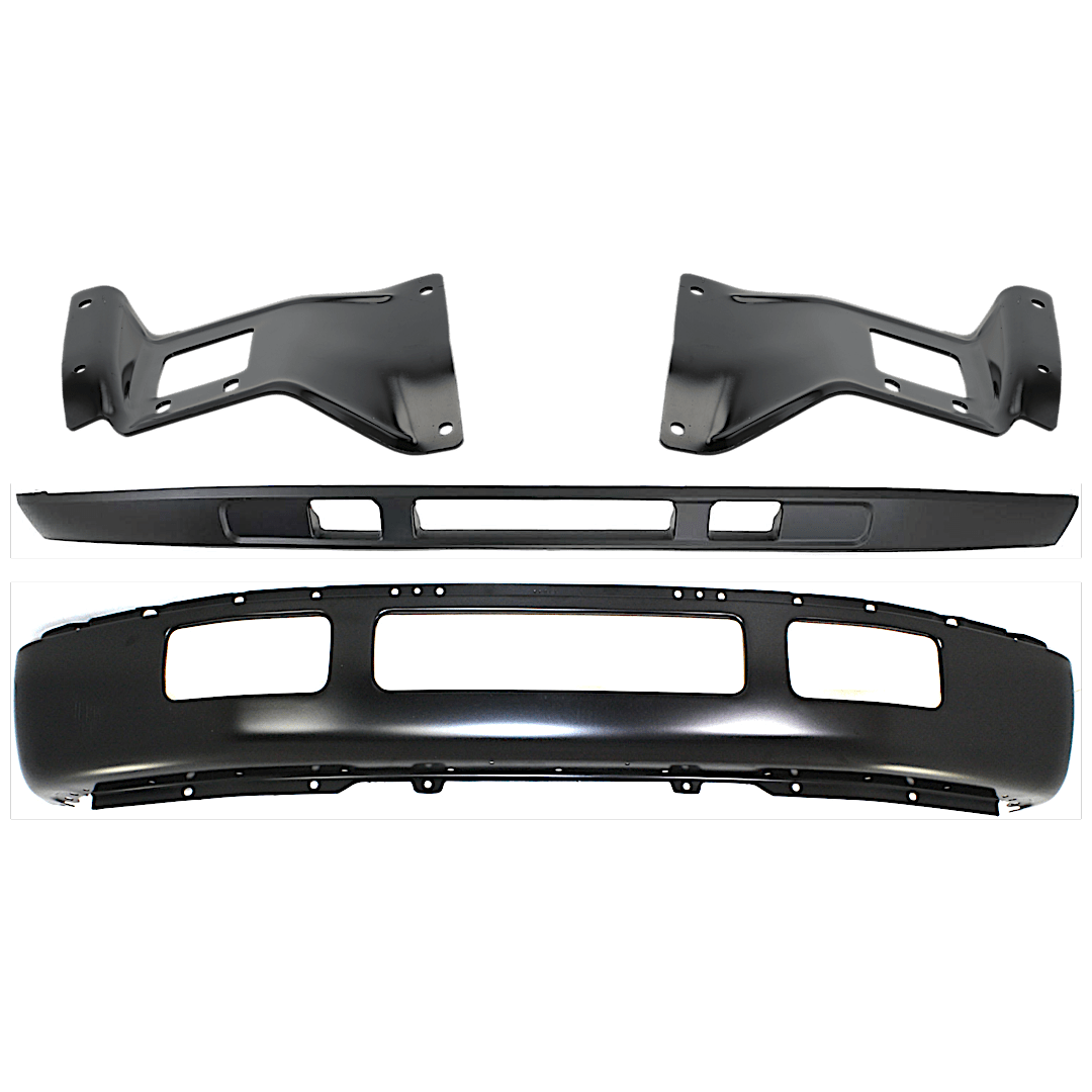 kit-071824-c473_1.png Replacement 4-Piece Kit Front Bumper, For Models With Fender Flare Holes, Paint to Match, Includes (1) Bumper, (2) Bumper Bracket, and (1) Valance - Image 1