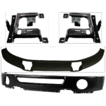 Replacement 4-Piece Kit Front Bumper, Paint to Match, Includes (1) Bumper, (2) Bumper Bracket, and (1) Valance