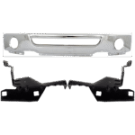 Replacement 3-Piece Kit, Front Bumper, Chrome, Includes (1) Bumper and (2) Bumper Bracket