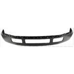 Replacement 3-Piece Kit, Front Bumper, Painted Black, Includes (1) Bumper and (2) Bumper Bracket - Image 2