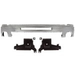 Replacement 3-Piece Kit, Front Bumper, Chrome, Includes (1) Bumper and (2) Bumper Bracket