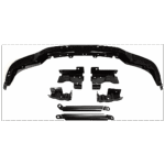 Replacement 7-Piece Kit, Front Bumper, Painted Black, Includes (1) Bumper, (2) Bumper Bracket, (1) Bumper Cover, (2) Bumper Trim, and (1) Valance - Image 15