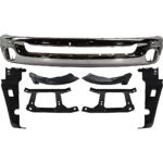 Replacement 7-Piece Kit, Front Bumper, Chrome, Includes (1) Bumper and (6) Bumper Bracket