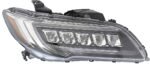 Replacement 3-Piece Kit Driver and Passenger Side LED Headlight, With bulb(s), OE Replacement, Includes (2) Headlight and (1) Bumper Cover - Image 5