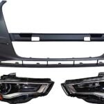 Replacement 3-Piece Kit Driver and Passenger Side HID/Xenon Headlight, Without bulb(s), OE Replacement, Includes (2) Headlight and (1) Bumper Cover
