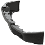 Replacement 4-Piece Kit, Front Bumper, Chrome, Includes (1) Bumper, (2) Bumper Bracket, and (1) Bumper Cover - Image 8