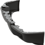 Replacement 5-Piece Kit, Front Bumper, Chrome, Includes (1) Bumper, (2) Bumper Bracket, (1) Bumper Cover, and (1) Valance - Image 14