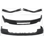 Replacement 4-Piece Kit, Front Bumper, Painted Black, Includes (1) Bumper, (2) Bumper Bracket, and (1) Bumper Cover