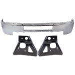 Replacement 3-Piece Kit, Front Bumper, Chrome, Includes (1) Bumper and (2) Bumper Bracket