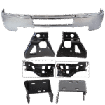 Replacement 7-Piece Kit, Front Bumper, Chrome, Includes (1) Bumper and (6) Bumper Bracket