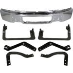 Replacement 7-Piece Kit, Bumper, Chrome, Includes (1) Bumper and (6) Bumper Bracket