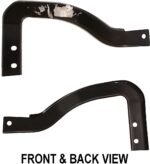 Replacement 7-Piece Kit, Bumper, Powdercoated Black, Includes (1) Bumper and (6) Bumper Bracket - Image 12