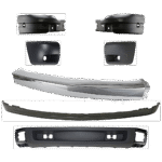 Replacement 7-Piece Kit, Bumper, Chrome, Includes (1) Bumper, (4) Bumper End, and (2) Valance