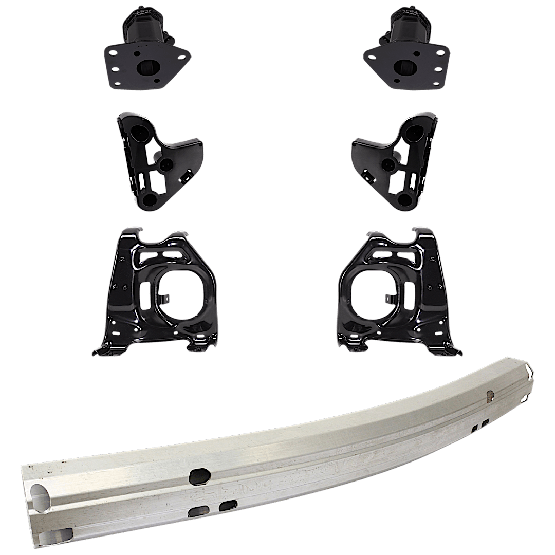 kit-072924-c1027_1.png Replacement 7-Piece Kit Bumper Reinforcement, Aluminum, Includes (6) Bumper Bracket and (1) Bumper Reinforcement - Image 1