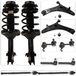 TrueDrive 10-Piece Kit Fully Loaded Struts with Control Arms, Sway Bar Links, and Tie Rod Ends