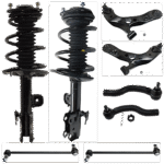 TrueDrive 8-Piece Kit Fully Loaded Struts with Control Arms, Sway Bar Links, and Tie Rod Ends