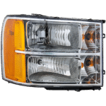 Replacement 7-Piece Kit, Bumper, Chrome, Includes (1) Bumper, (1) Bumper Cover, (1) Grille Assembly, (2) Headlight, (1) Hood Molding, and (1) Valance - Image 16