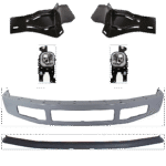 Replacement 6-Piece Kit, Bumper, Paint to Match, Includes (1) Bumper, (2) Bumper Bracket, (2) Fog Light, and (1) Valance