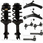 TrueDrive 8-Piece Kit Fully Loaded Struts with Control Arms, Sway Bar Links, and Tie Rod Ends