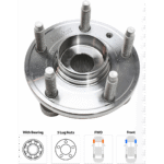 TrueDrive 8-Piece Kit Front, Driver and Passenger Side, Lower Control Arms, Includes (2) Control Arm, (2) Sway Bar Link, (2) Tie Rod End, and (2) Wheel Hub - Image 11