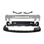 Replacement 5-Piece Kit, Bumper, Chrome, Includes (1) Bumper, (2) Bumper Bracket, (1) Bumper Cover, and (1) Valance