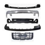 Replacement 5-Piece Kit, Bumper, Chrome, Includes (1) Bumper, (1) Bumper Bracket, (1) Bumper Cover, (1) Grille Assembly, and (1) Valance - Image 23