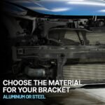 Replacement 5-Piece Kit Bumper Reinforcement, Aluminum, Includes (4) Bumper Bracket and (1) Bumper Reinforcement - Image 18
