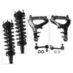 TrueDrive 6-Piece Kit Control Arms with Loaded Struts, and Sway Bar Links