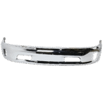 Replacement 5-Piece Kit, Front, Lower Bumper, Chrome, Includes (1) Bumper, (2) Bumper Bracket, and (2) Fog Light - Image 3