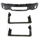 Replacement 3-Piece Kit, Bumper, Powdercoated Black, Includes (1) Bumper and (2) Bumper Bracket