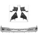 Replacement 5-Piece Kit, Bumper, Chrome, Includes (1) Bumper and (4) Bumper Bracket