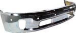 Replacement 2-Piece Kit, Front, Lower Bumper, For Models With Two Piece Bumper Type, Chrome, Includes (1) Bumper and (1) License Plate Bracket - Image 4