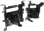 Replacement 3-Piece Kit, Bumper, For Models With Two Piece Bumper Type, Painted Black, Includes (1) Bumper and (2) Bumper Bracket - Image 7