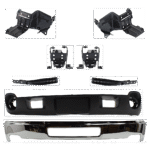 Replacement 8-Piece Kit, Bumper, Chrome, Includes (1) Bumper, (6) Bumper Bracket, and (1) Valance