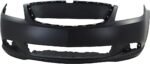 Replacement 3-Piece Kit, Front Primed Bumper Cover, Includes (2) Bumper Bracket and (1) Bumper Cover - Image 2