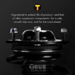 TrueDrive 12-Piece Kit Front, Driver and Passenger Side Fully Loaded Struts Includes Control Arms, Sway Bar Links, Tie Rod Ends, and Wheel Hubs, Sedan - Image 21