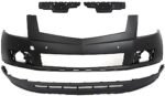 Replacement 4-Piece Kit, Front, Upper and Lower Upper - Primed, Lower - Textured Bumper Cover, Includes (2) Bumper Bracket and (2) Bumper Cover
