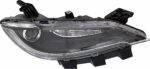 Replacement 3-Piece Kit Driver and Passenger Side Halogen Headlight, With bulb(s), Sedan, OE Replacement, Includes (2) Headlight and (1) Bumper Cover - Image 2