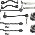 TrueDrive 10-Piece Kit Front, Driver and Passenger Side, Lower, Frontward and Rearward Control Arm Kit, Includes (4) Control Arm, (2) Sway Bar Link, (4) Tie Rod Assembly, and (2) Wheel Hub