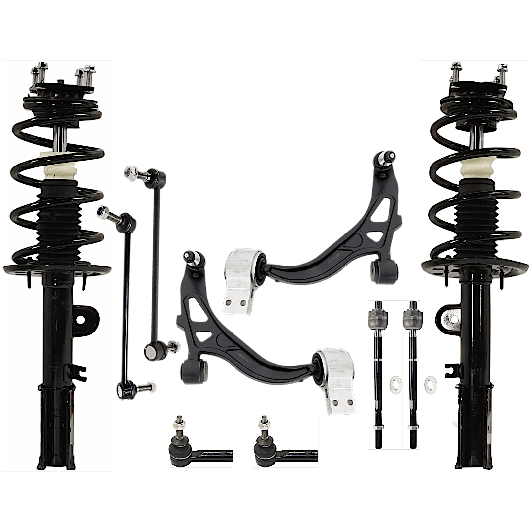 kit-081324-c103_1.png TrueDrive 10-Piece Kit Fully Loaded Struts Includes Control Arms, Sway Bar Links, and Tie Rod Ends, AWD - Image 1