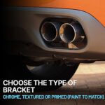 Replacement 7-Piece Kit Bumper Trim, Chrome, includes (1) Bumper Trim, (2) Bumper Reinforcement Bracket, (2) Bumper Bracket, (1) Bumper Reinforcement and (1) Valance - Image 19