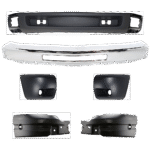 Replacement 6-Piece Kit, Bumper, Chrome, Includes (1) Bumper, (4) Bumper End, and (1) Valance