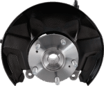 Replacement 4-Piece Kit Front, Driver and Passenger Side Steering Knuckle, With Bearing, With Dust Shield, Includes (2) Control Arm and (2) Knuckle - Image 9