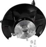 Replacement 4-Piece Kit Front, Driver and Passenger Side Steering Knuckle, With Bearing, With Dust Shield, Includes (2) Control Arm and (2) Knuckle - Image 5