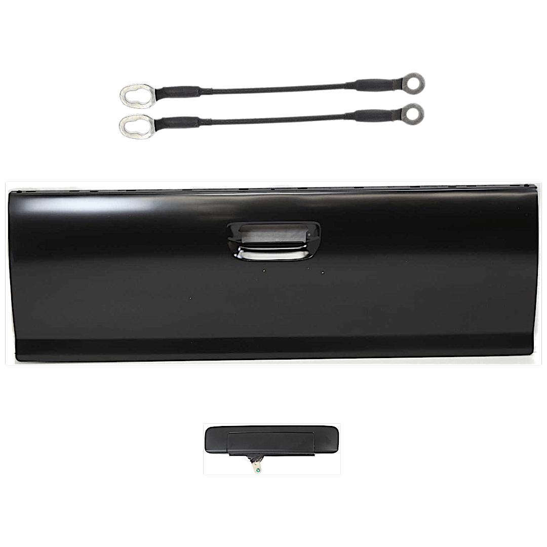 kit-082117-04_1.png Replacement 4-Piece Kit Tailgate, Primed, Includes (1) Tailgate, (2) Tailgate Cable, and (1) Tailgate Handle - Image 1