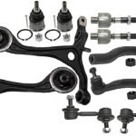 TrueDrive 10-Piece Kit Front, Driver and Passenger Side, Lower Control Arm, Front Wheel Drive, includes Ball Joints, Sway Bar Links, and Tie Rod Ends, 2.4L Engine
